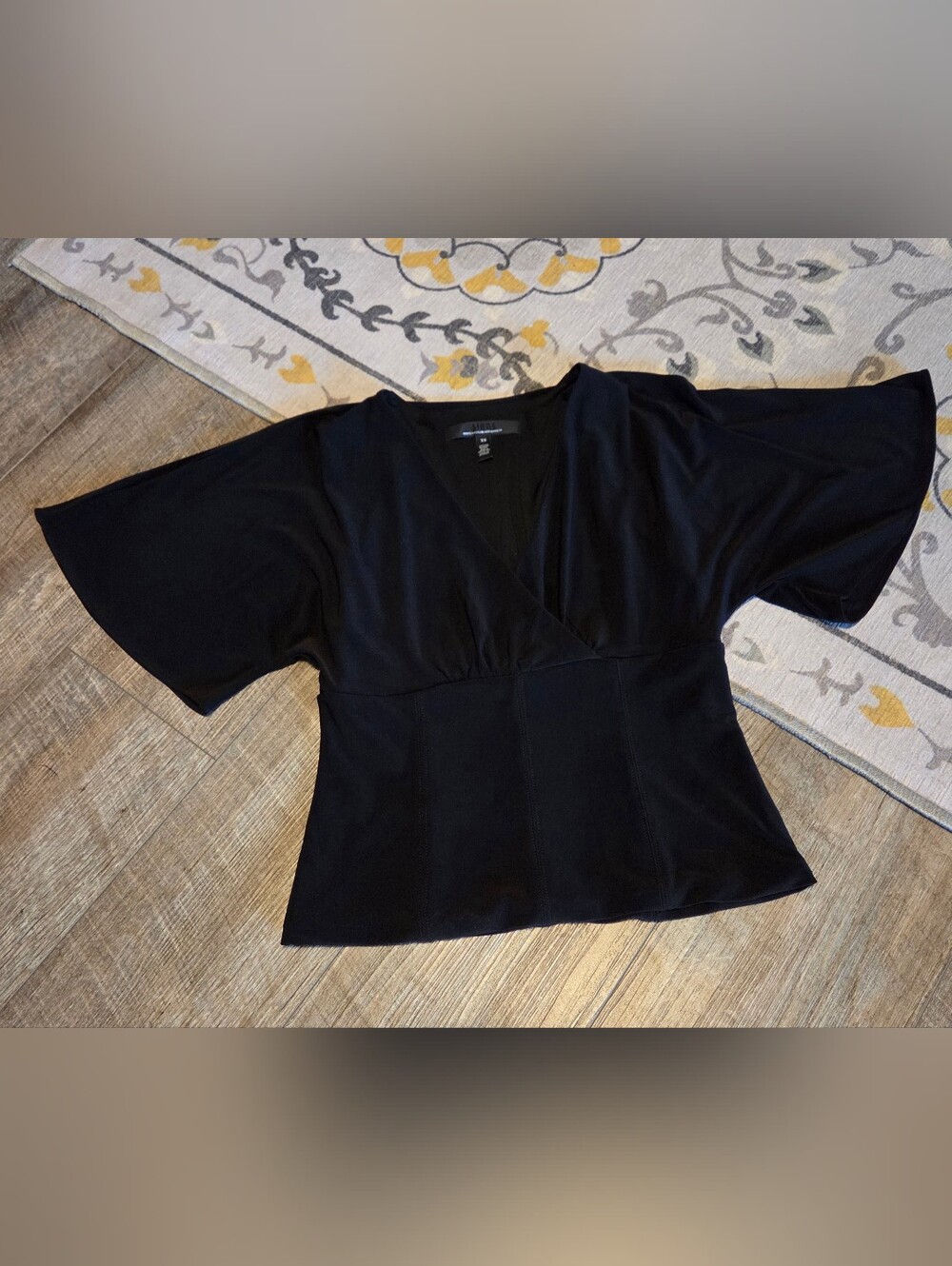 WHITE HOUSE BLACK MARKET BLACK TOP XS PART SPANDEX
